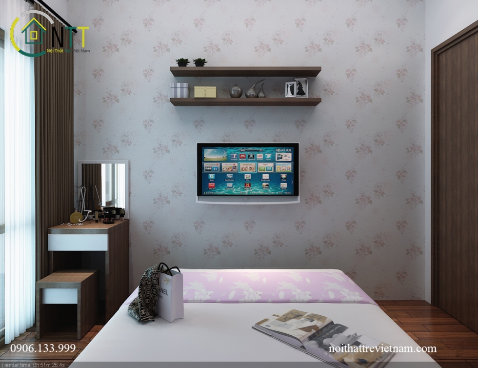 Sự đơn giản cũng như hợp lý của một mẫu phòng ngủ