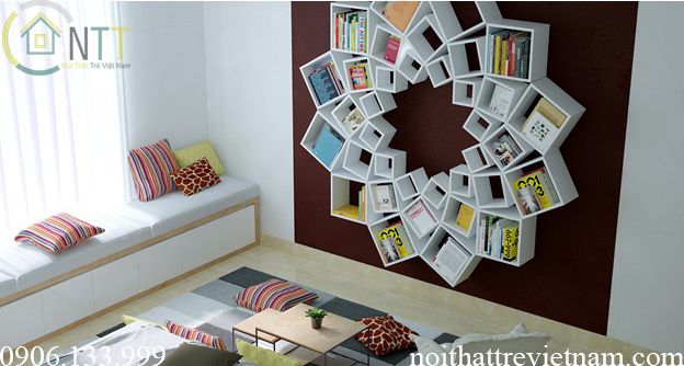 Các ngăn kệ sẽ giúp làm giảm đáng kể không gian để đồ của bạn