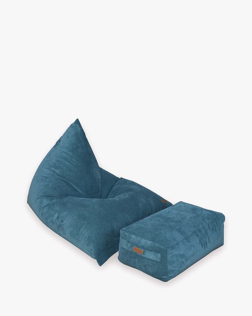 Ghế Lười Bermuda Màu Xanh Rêu Kèm Gác Chân